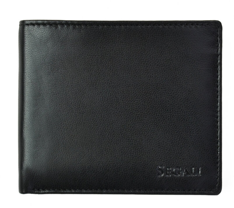 SEGALI Pánska kožená peňaženka 7479 black
