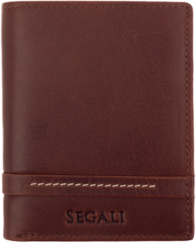SEGALI Pánska kožená peňaženka 947 brown