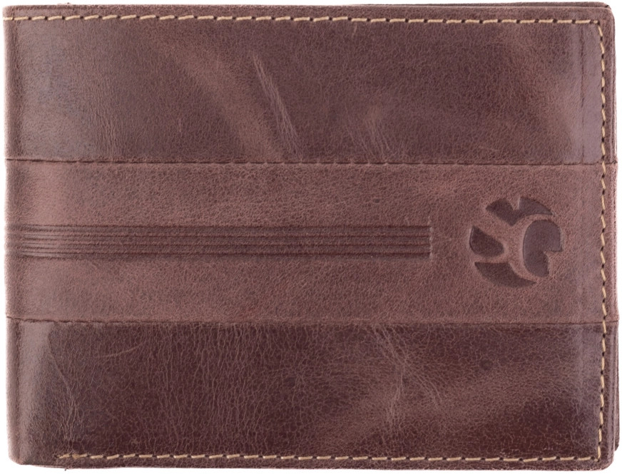 Levně SEGALI Pánská kožená peněženka 966 brown