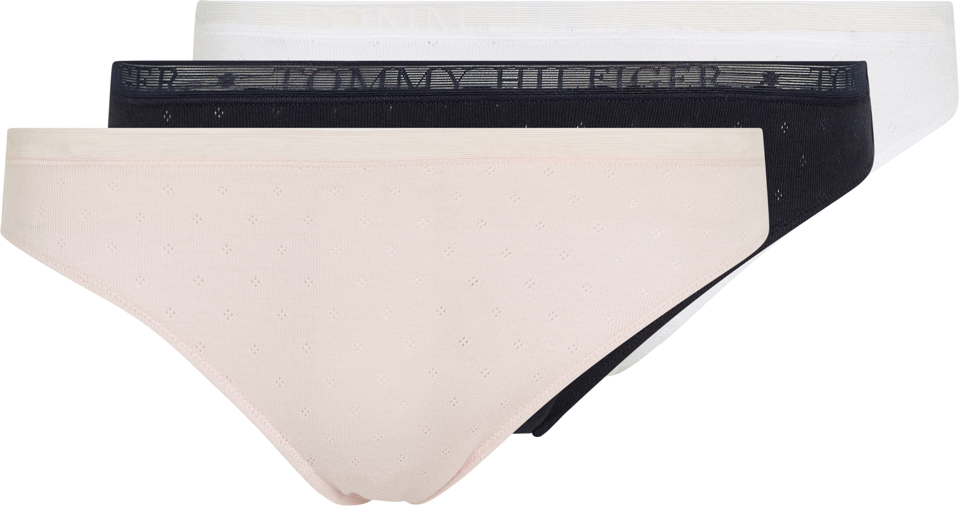 Tommy Hilfiger 3 PACK - dámske nohavičky Bikini UW0UW05284-0VR M