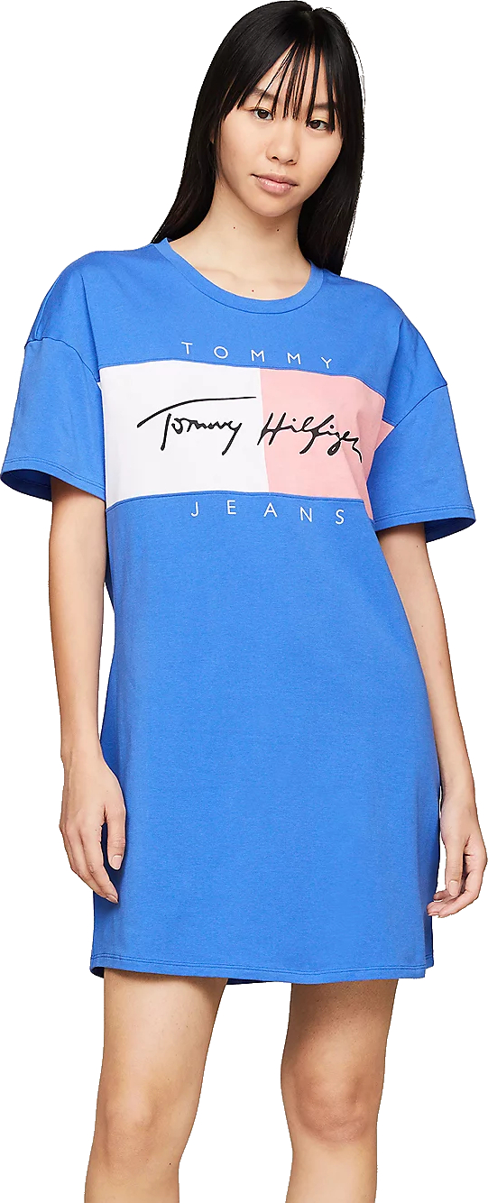 Tommy Hilfiger Dámska nočná košeľa Oversized Fit UW0UW04969-C6H XL