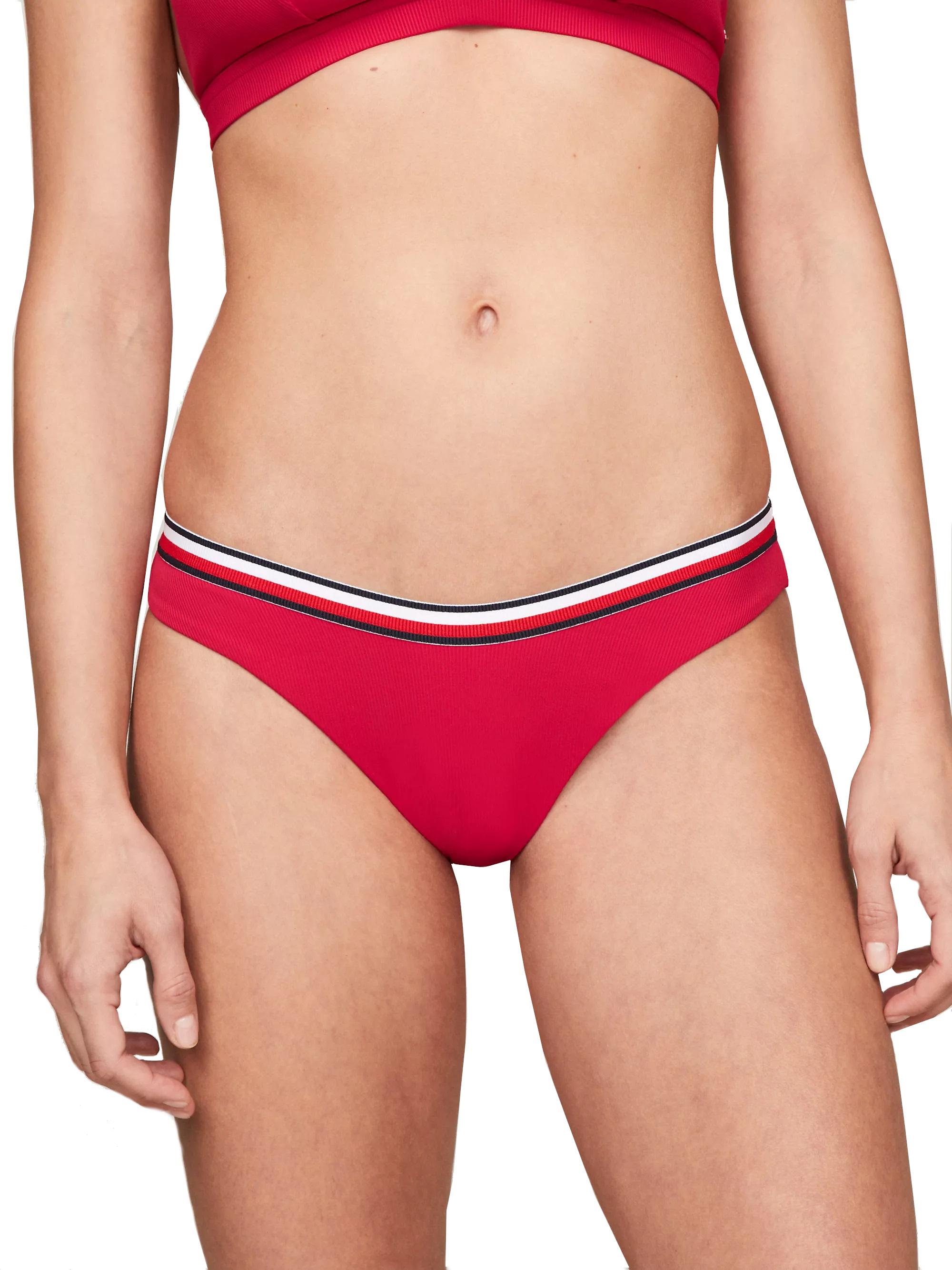 Levně Tommy Hilfiger Dámské plavkové kalhotky Bikini CHEEKY HIGH LEG UW0UW05293-XLG L