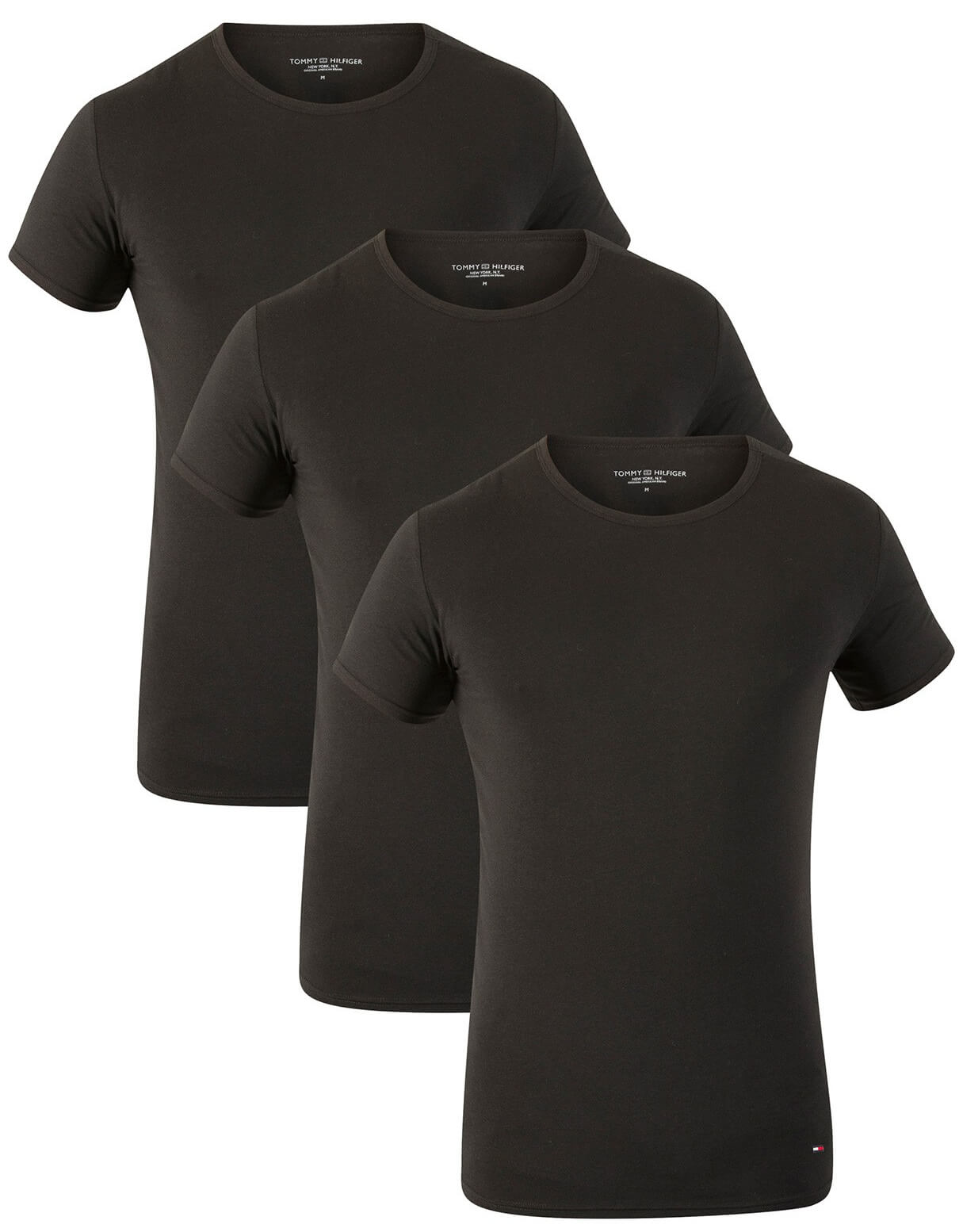 Tommy Hilfiger 3 PACK - pánske tričko Slim Fit 2S87905187-990 L