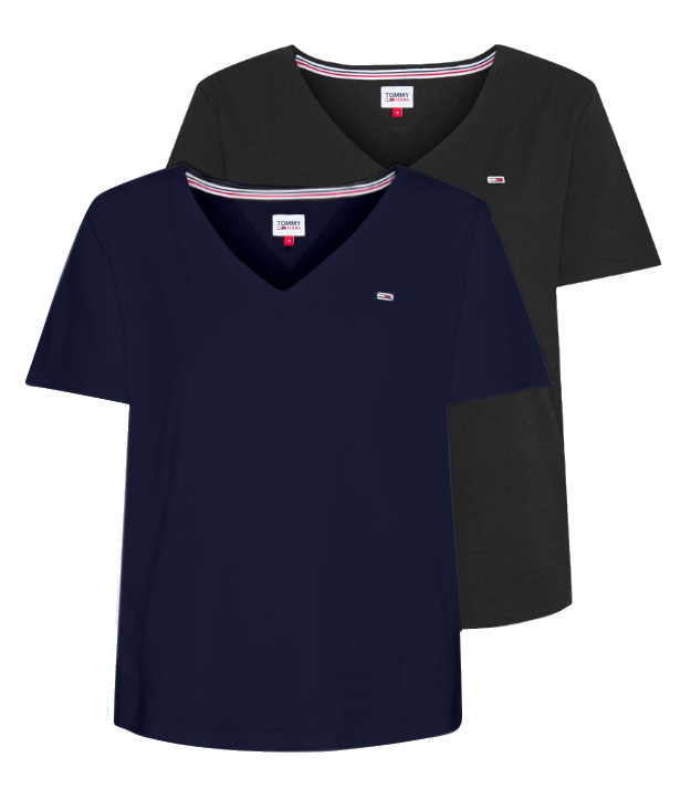 Tommy Hilfiger 2 PACK - dámské triko Regular Fit DW0DW114580X0 S