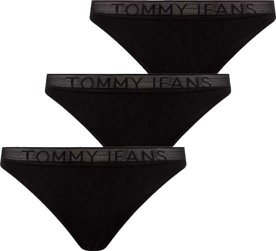 Tommy Hilfiger 3 PACK - dámská tanga PLUS SIZE UW0UW04711-0R7-plus-size XXL
