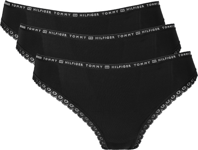 Levně Tommy Hilfiger 3 PACK - dámské kalhotky Bikini UW0UW02825-0R7 XL