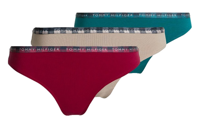 Tommy Hilfiger 3 PACK - dámské kalhotky Bikini UW0UW03920-0WQ XS
