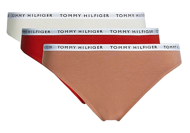 Tommy Hilfiger 3 PACK - dámské kalhotky Bikini UW0UW02828-0R2 XS
