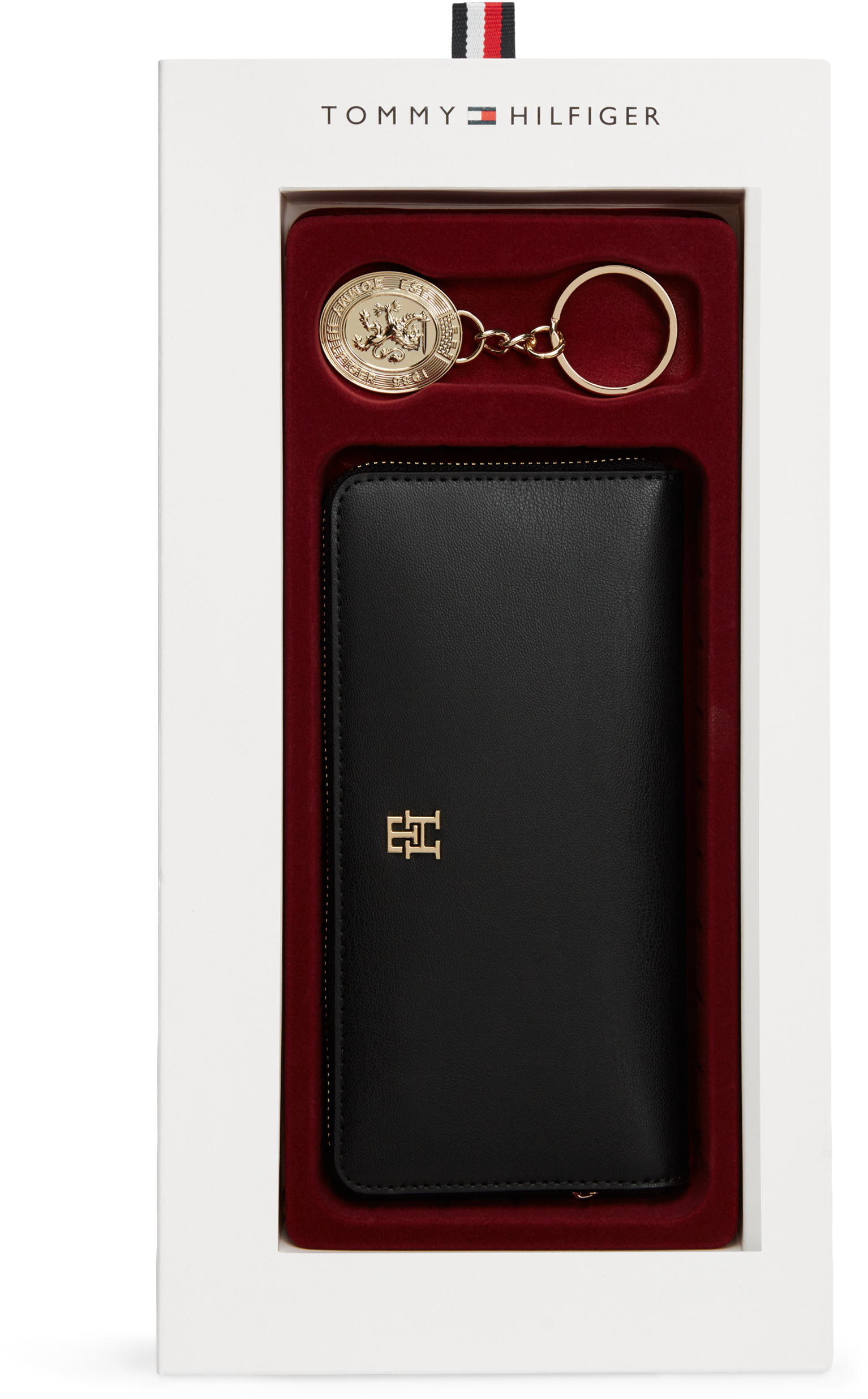 Tommy Hilfiger Dámská sada - peněženka a klíčenka Th Gifting AW0AW18956BDS