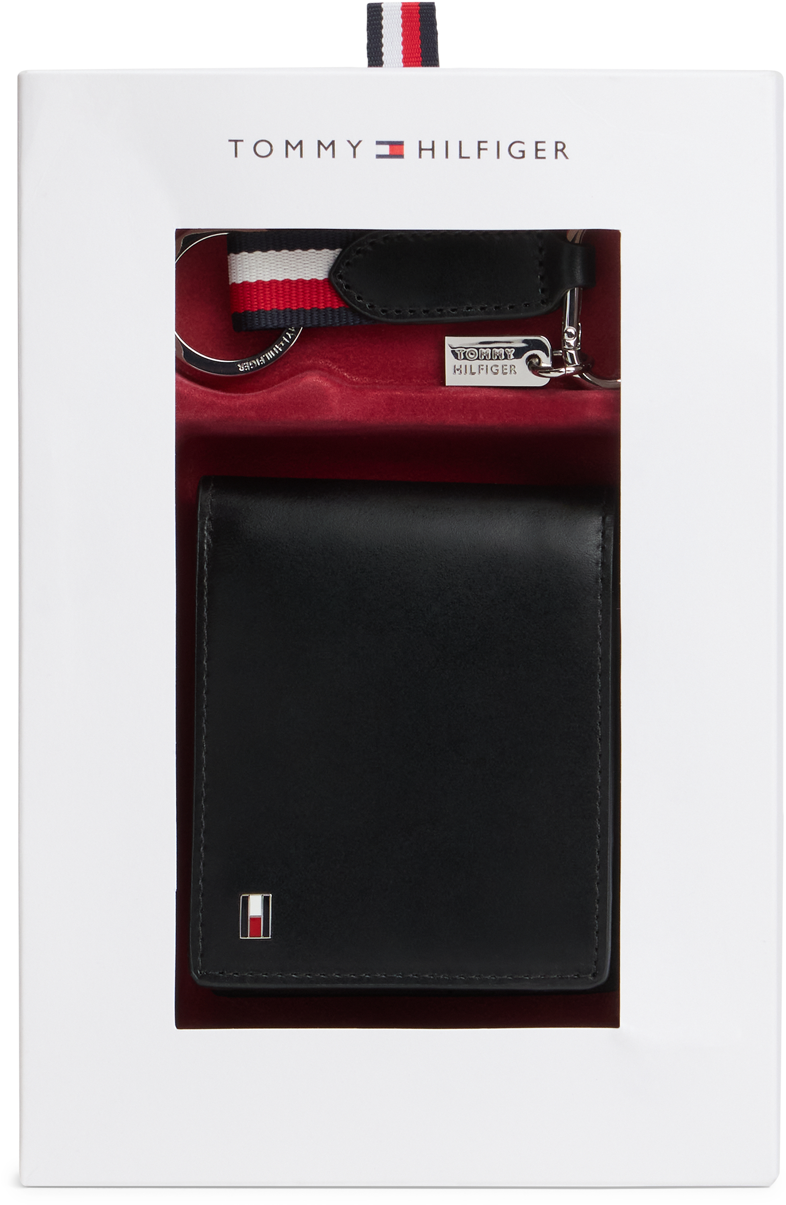 Tommy Hilfiger Pánská sada - peněženka a klíčenka Th Gifting AM0AM14805BDS
