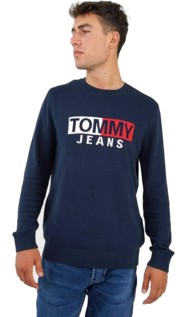 Tommy Hilfiger Pánsky sveter Relaxed Fit DM0DM13755C87 XL