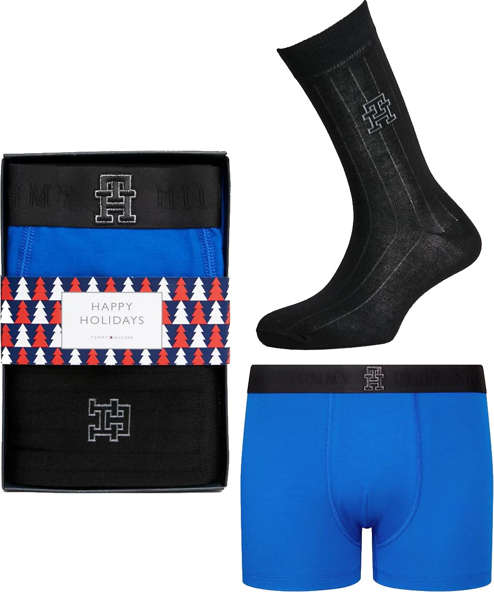 Tommy Hilfiger Pánská dárková sada - boxerky a ponožky UM0UM03040-0WY L