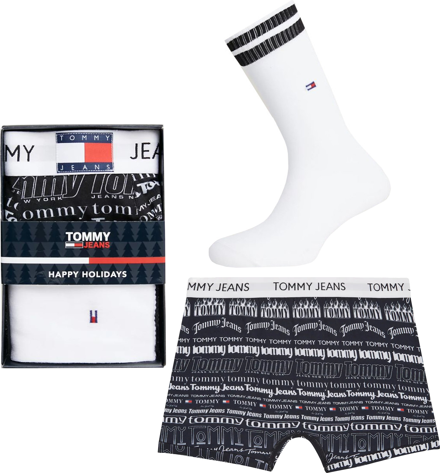 Tommy Hilfiger Pánska darčeková sada - boxerky a ponožky UM0UM02966-0SE XL