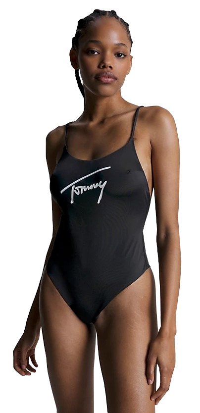 Tommy Hilfiger Dámské jednodílné plavky UW0UW04093-BDS M