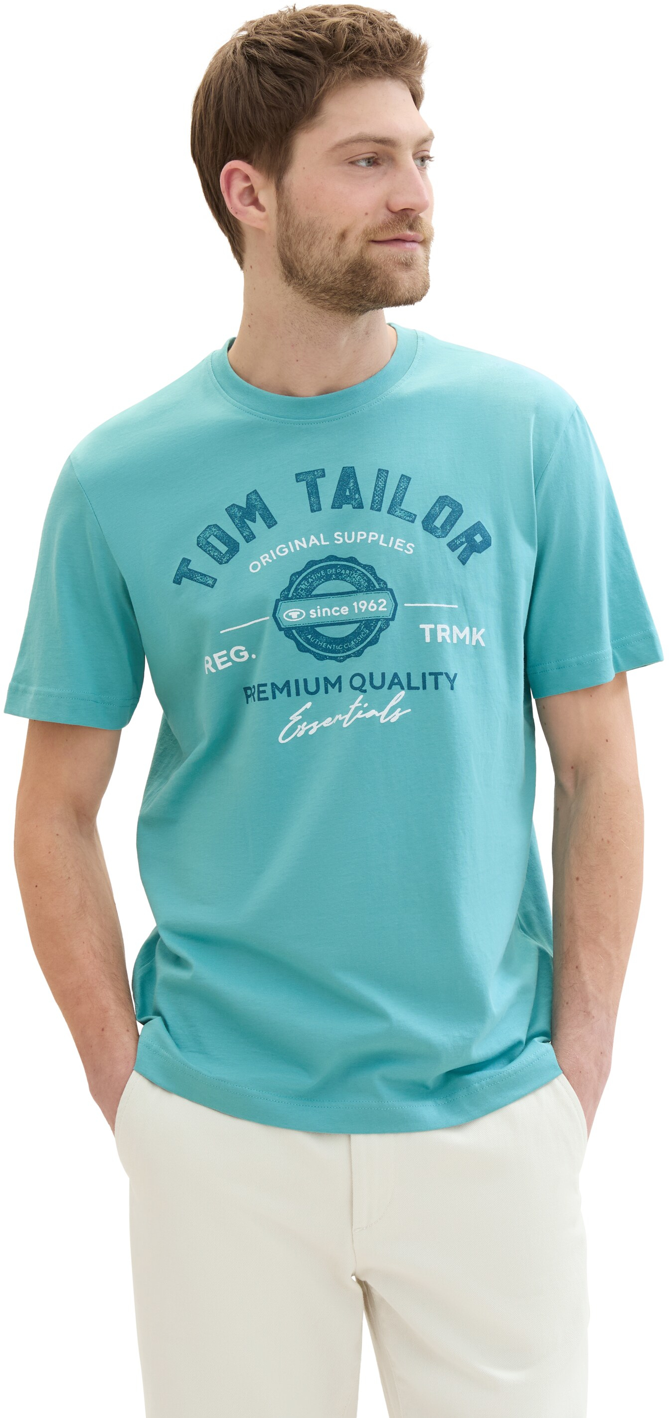 Tom Tailor Pánske tričko Regular Fit 1037735.35272 3XL