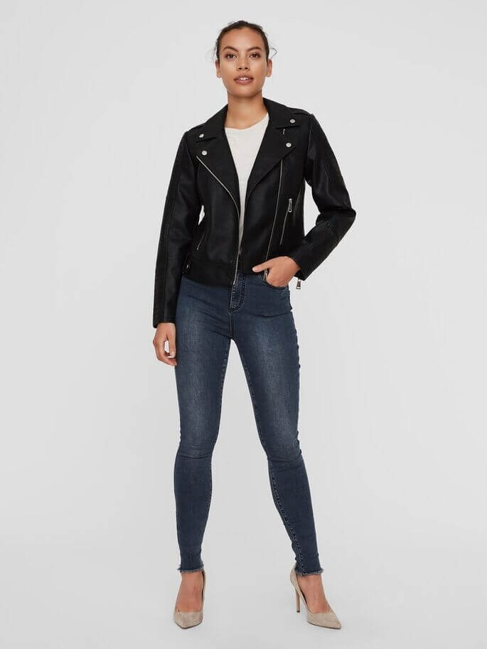 cotton on leather jacket