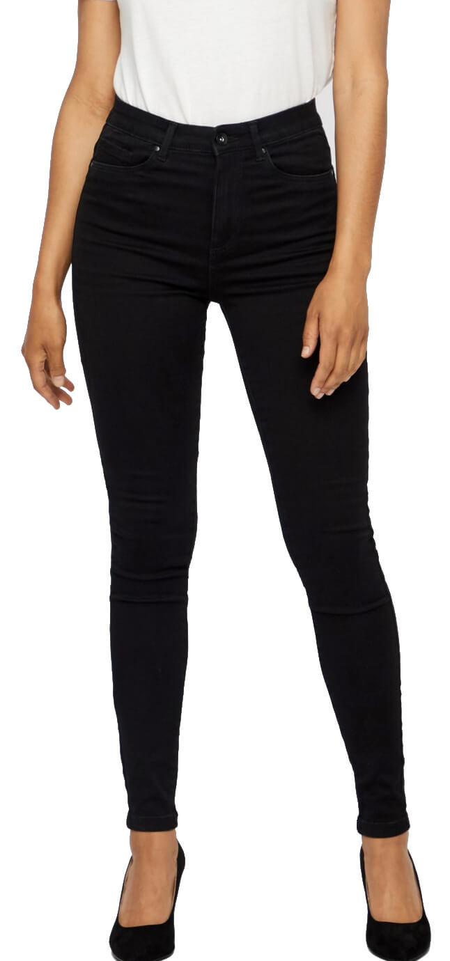 Vero Moda Dámské džíny VMSOPHIA Skinny Fit 10209215 Black S/30