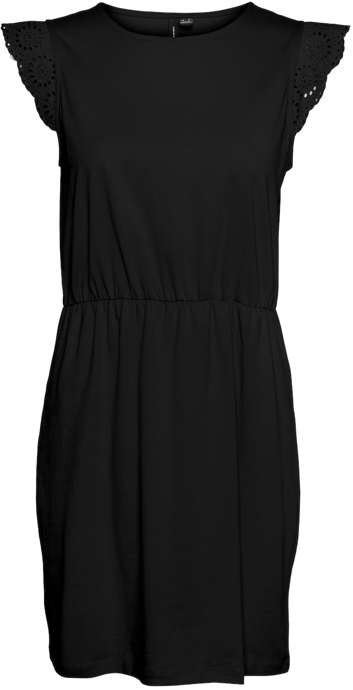Vero Moda Dámske šaty VMEMILY Regular Fit 10305216 Black M