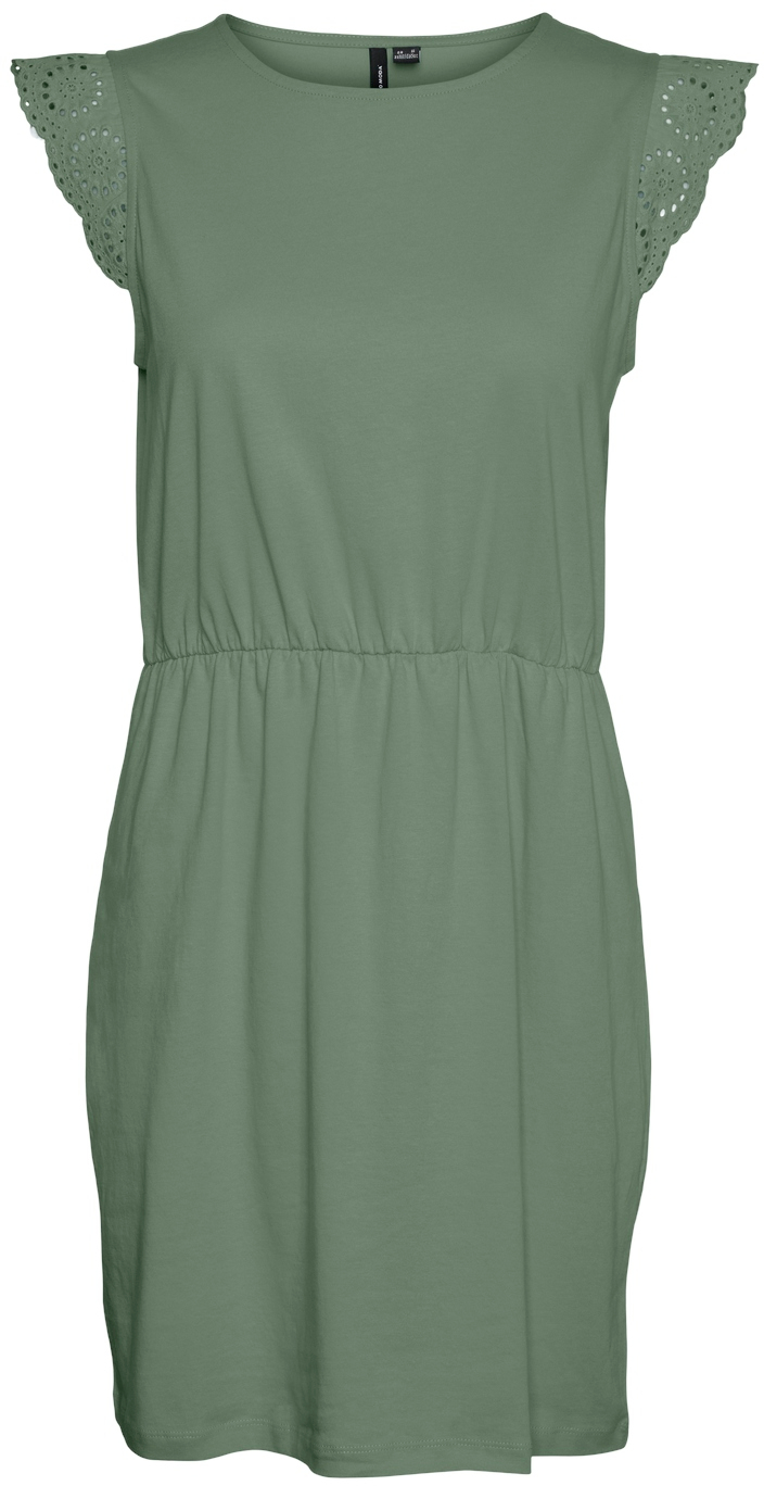 Vero Moda Dámské šaty VMEMILY Regular Fit 10305216 Hedge Green M