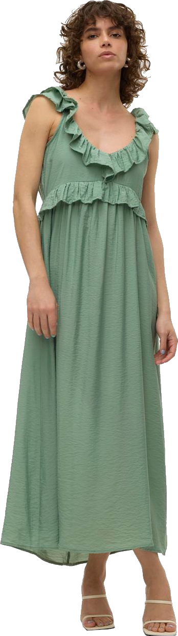 Vero Moda Dámské šaty VMJOSIE Regular Fit 10303761 Hedge Green S