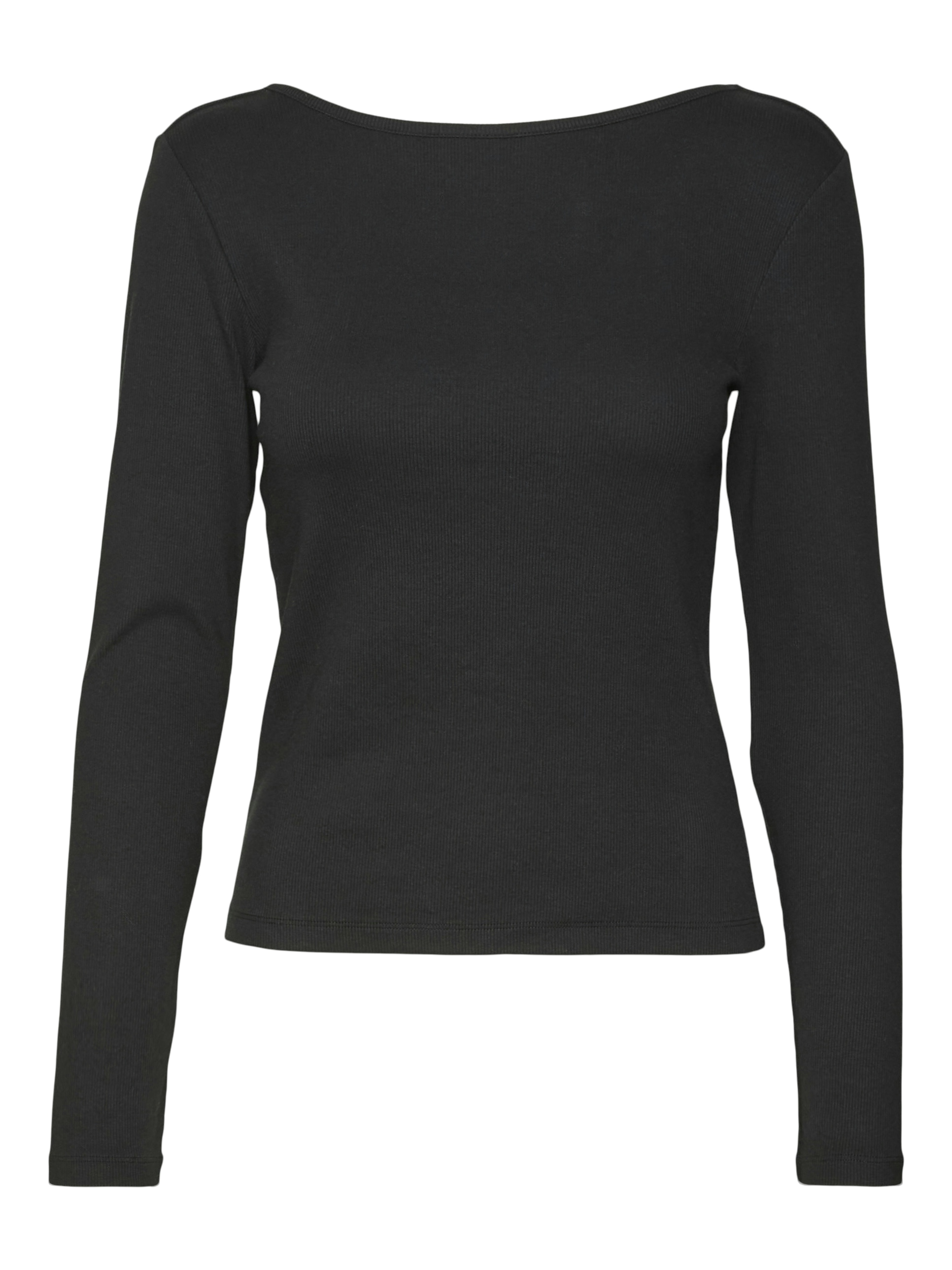 Vero Moda Dámske tričko VMCHLOE Tight Fit 10314406 Black XS