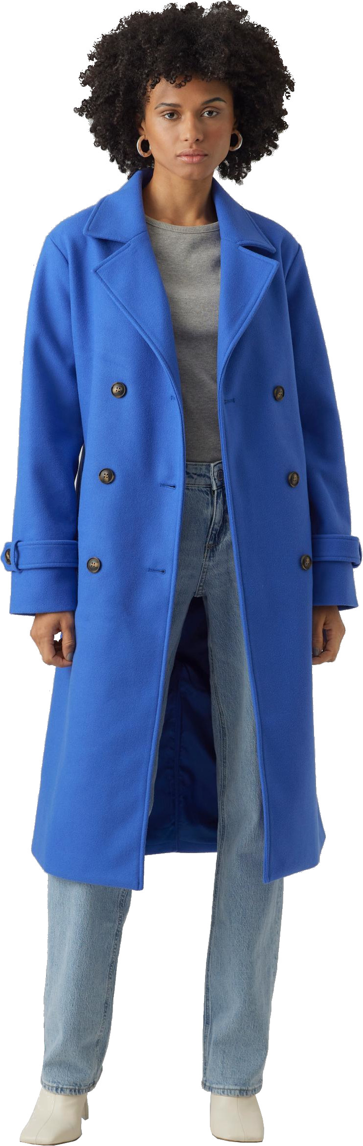 Vero Moda Dámský kabát VMFORTUNEVEGA 10289870 Beaucoup Blue M