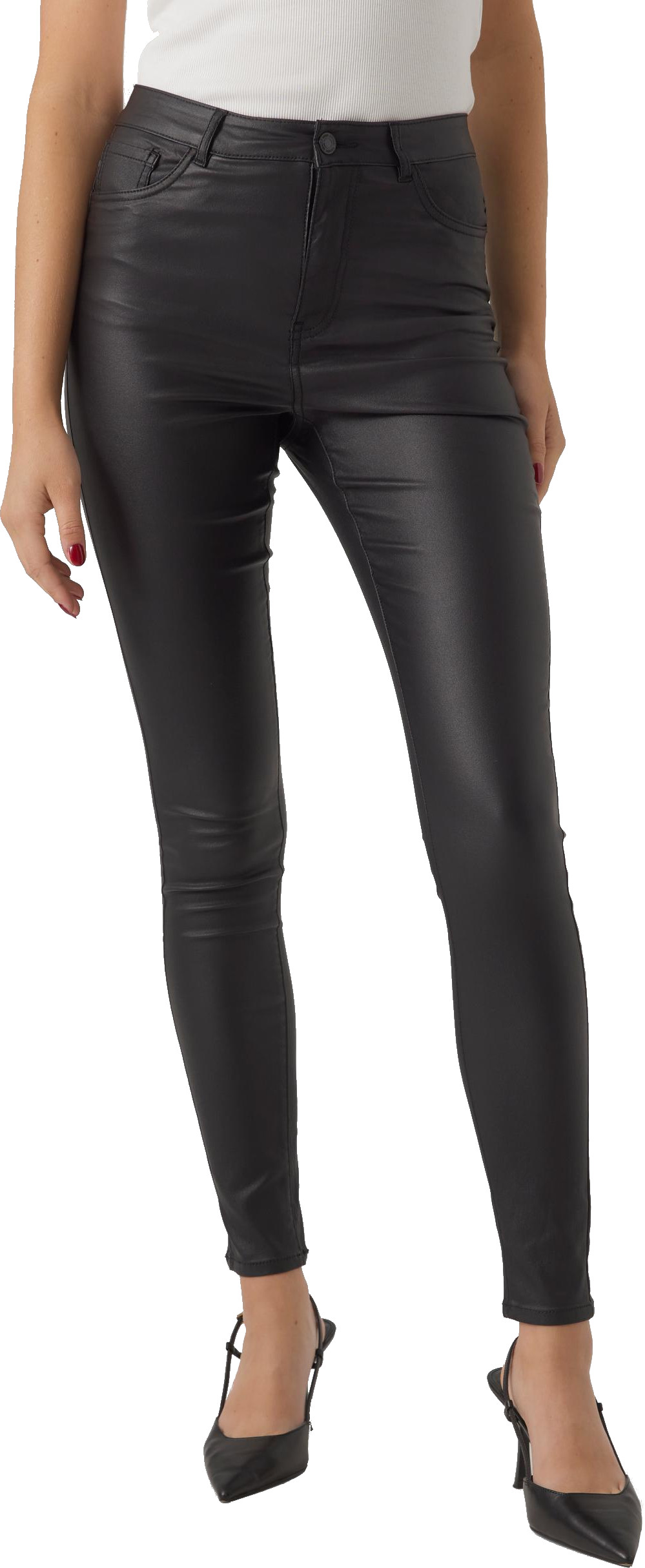 Vero Moda Dámské kalhoty VMSOPHIA Skinny Fit 10292353 Black L/32