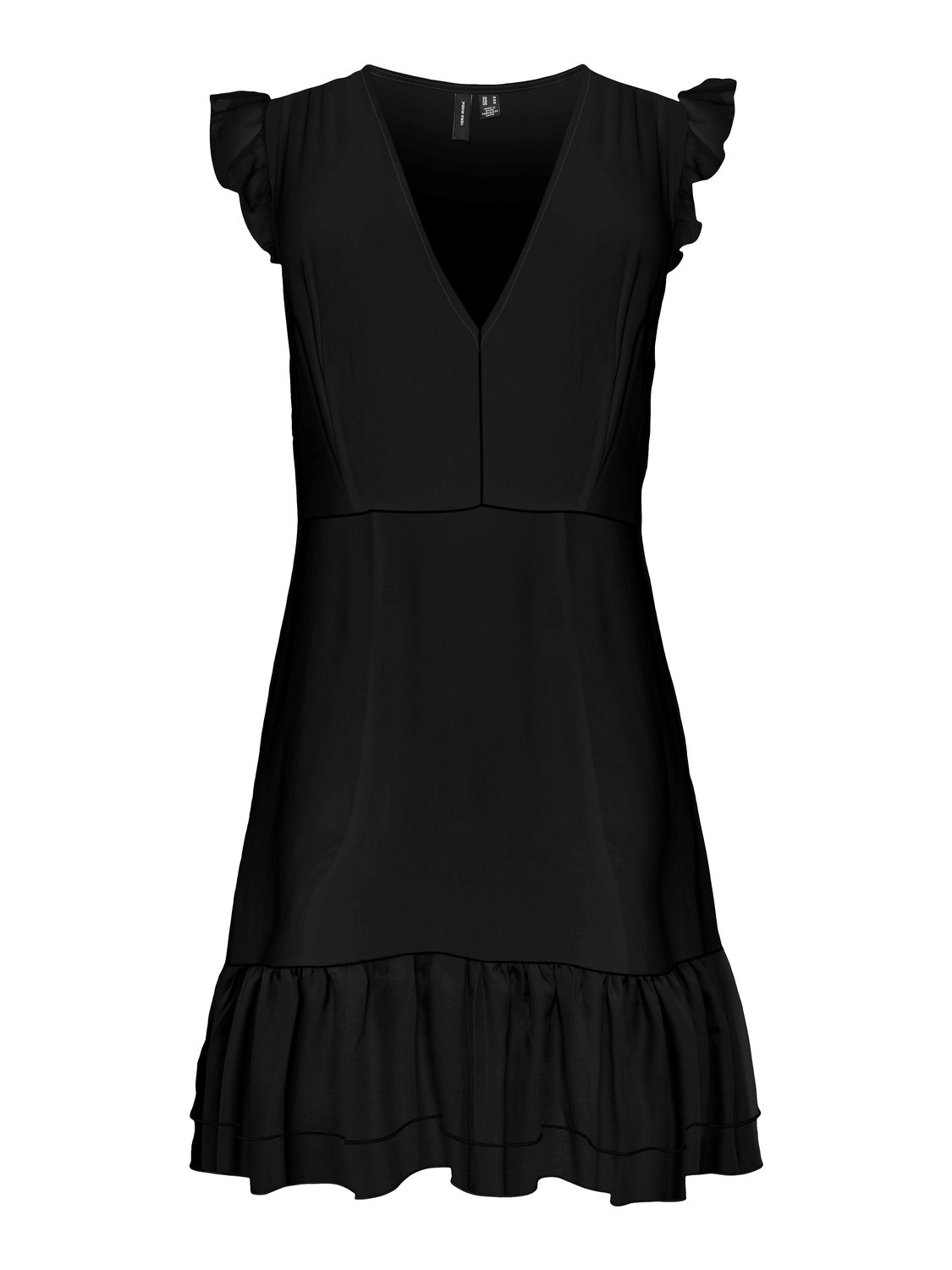 Levně Vero Moda Dámské šaty VMEASY Regular Fit 10286867 Black S