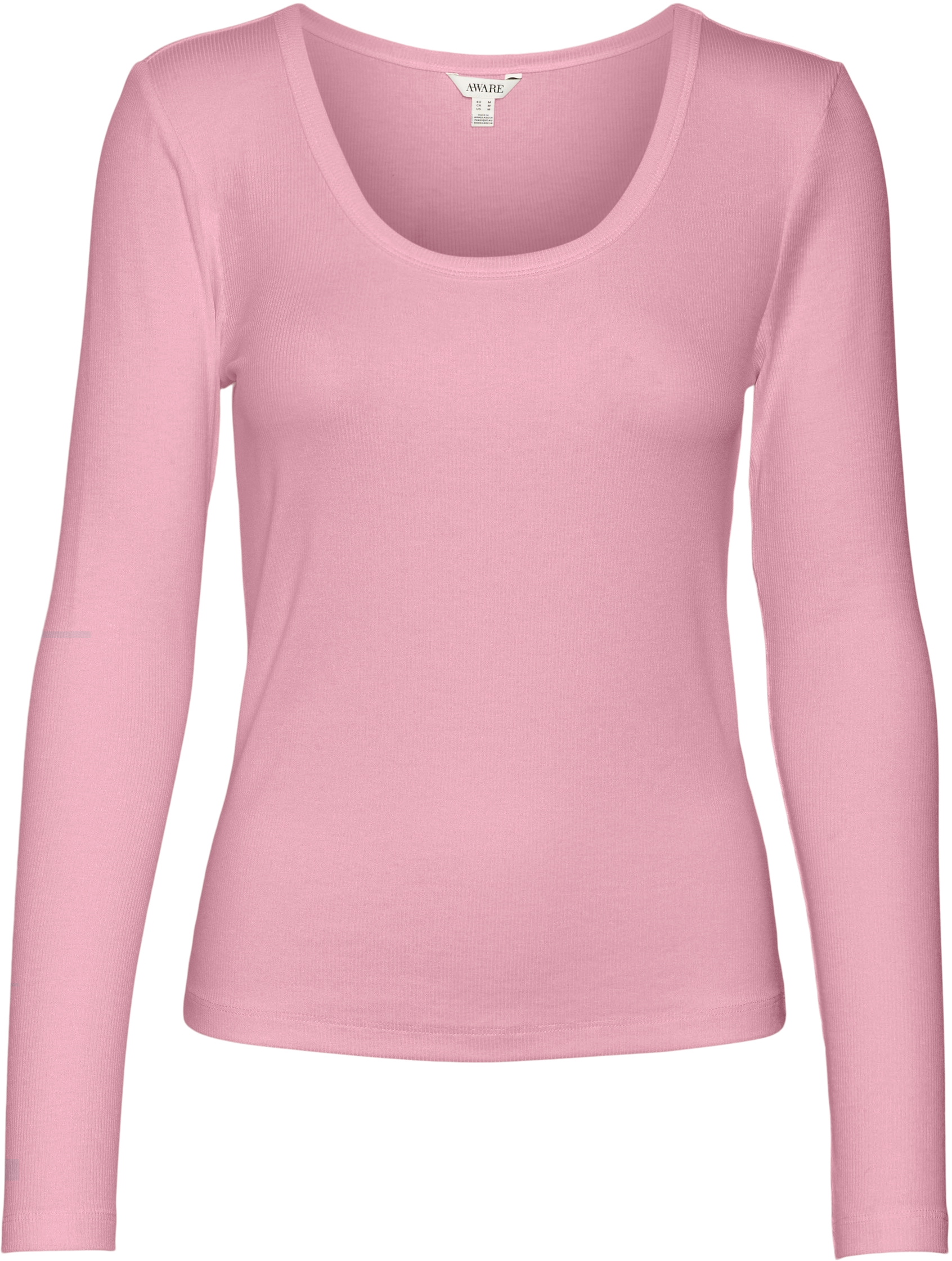 Levně Vero Moda Dámské triko VMIRWINA Tight Fit 10300894 Pink Nectar S