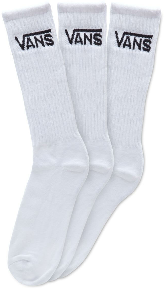 VANS 3 PACK - ponožky CLASSIC CREW White 42,5-47