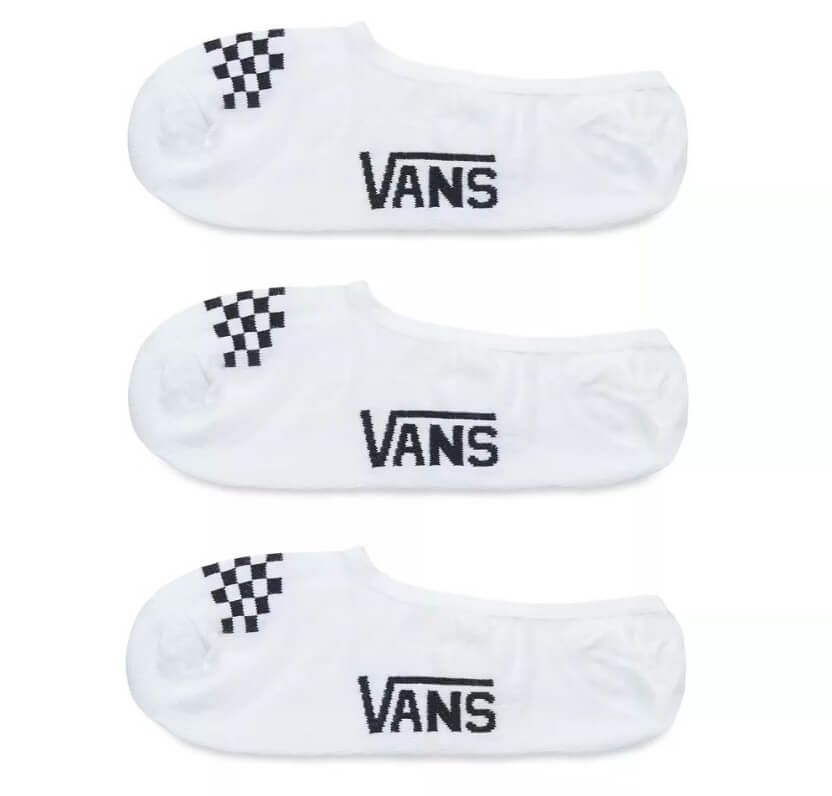 VANS 3 PACK - členkové ponožky CLASSIC CANOODLE White/Black 37-41