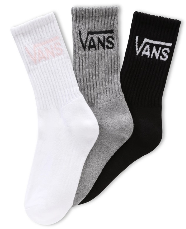 Levně VANS 3 PACK - ponožky VN0A49ZF9RP1 36,5-41