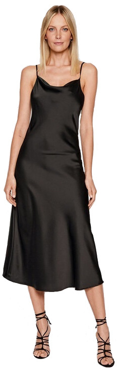 Y.A.S Dámske šaty YASDOTTEA Regular Fit 26026479 Black XL