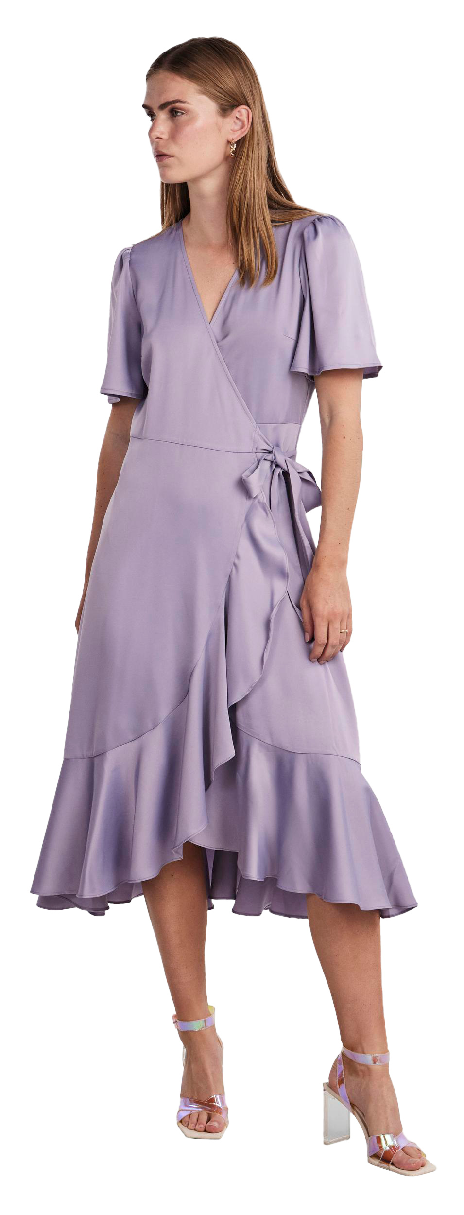 Y.A.S Dámské šaty YASTHEA Standard Fit 26028890 Lavender Aura S