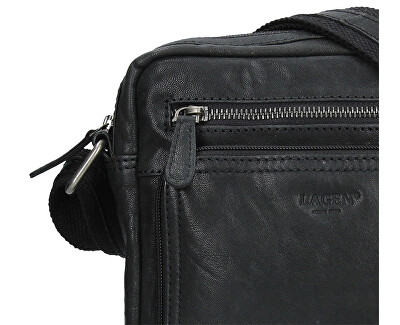 Pánska kožená taška BLC / 4091 Blk Pánska kožená taška BLC / 4091 Blk