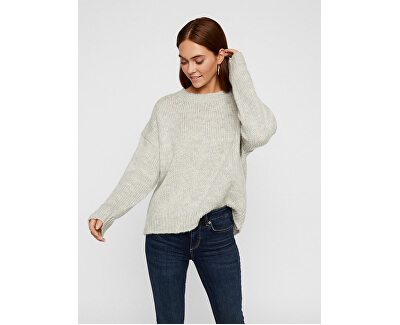 Dámsky sveter VMDARYA LS O-NECK BLOUSE COLOR Light Grey Melange Dámsky sveter VMDARYA LS O-NECK BLOUSE COLOR Light Grey Melange