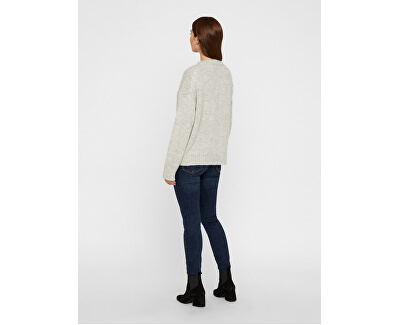 Dámsky sveter VMDARYA LS O-NECK BLOUSE COLOR Light Grey Melange Dámsky sveter VMDARYA LS O-NECK BLOUSE COLOR Light Grey Melange