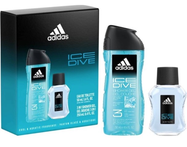Adidas Ice Dive - EDT 50 ml + sprchový gél 250 ml