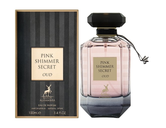 Alhambra Pink Shimmer Secret Oud - EDP 100 ml