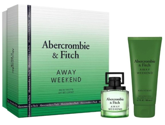 Abercrombie &amp; Fitch Away Weekend Men - EDT 50 ml + sprchový gel a šampon (2v1) 200 ml