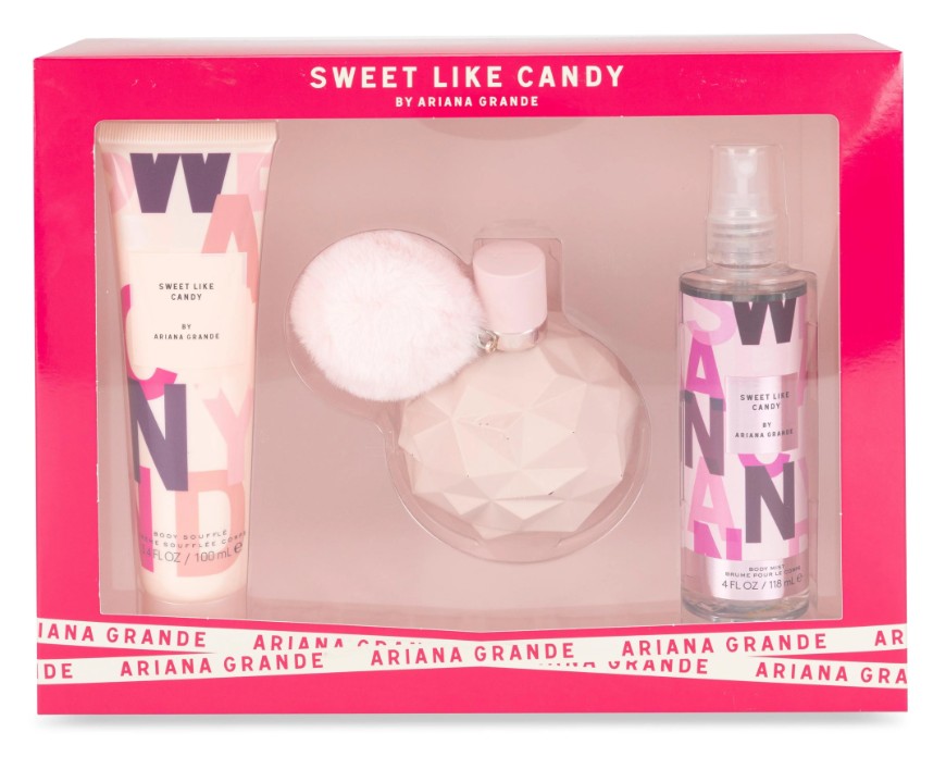 Ariana Grande Sweet Like Candy - EDP 100 ml + tělový krém 100 ml + tělový závoj 118 ml