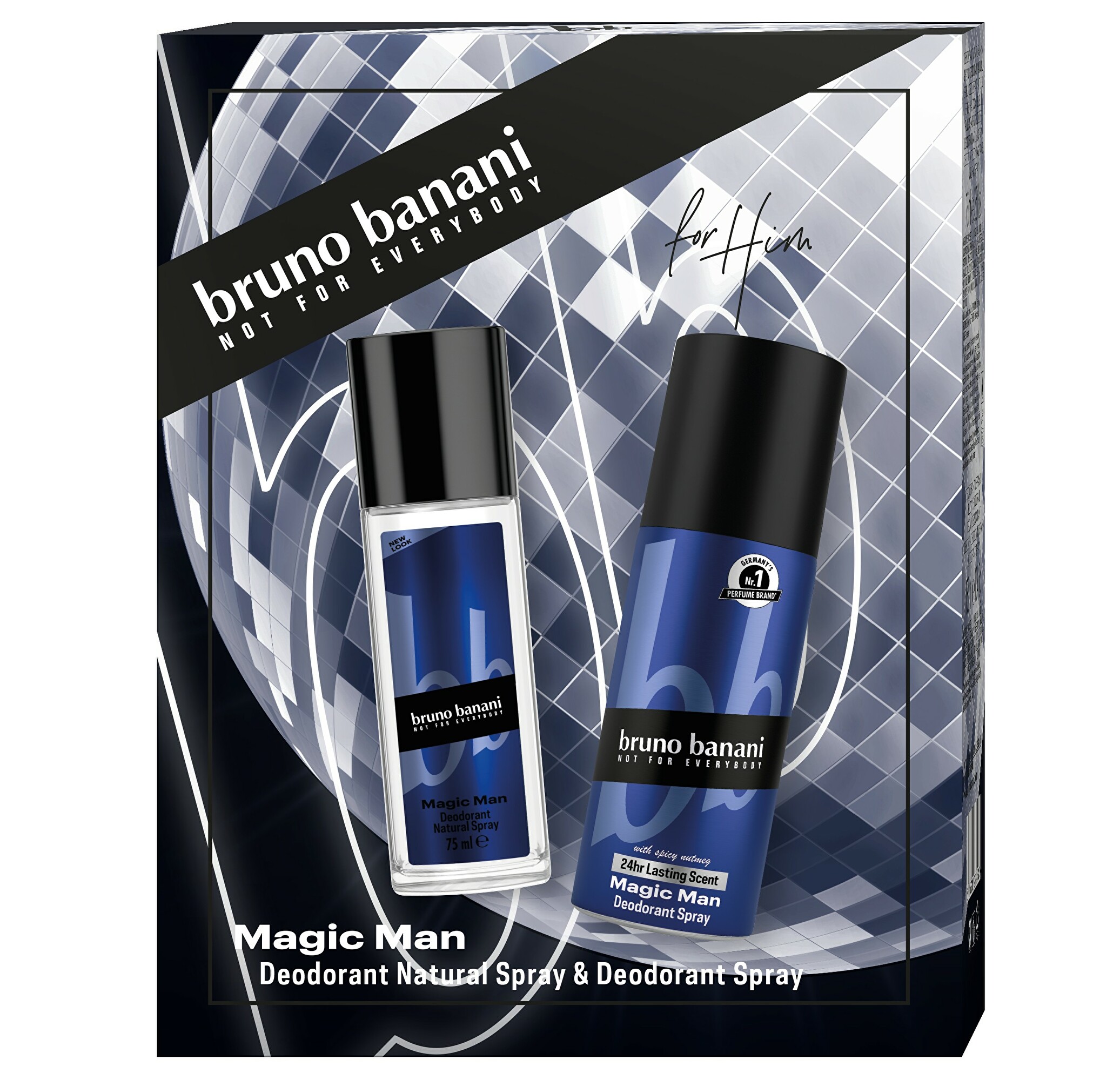 Bruno Banani Magic Man - deodorant s rozprašovačem 75 ml + deodorant ve spreji 150 ml