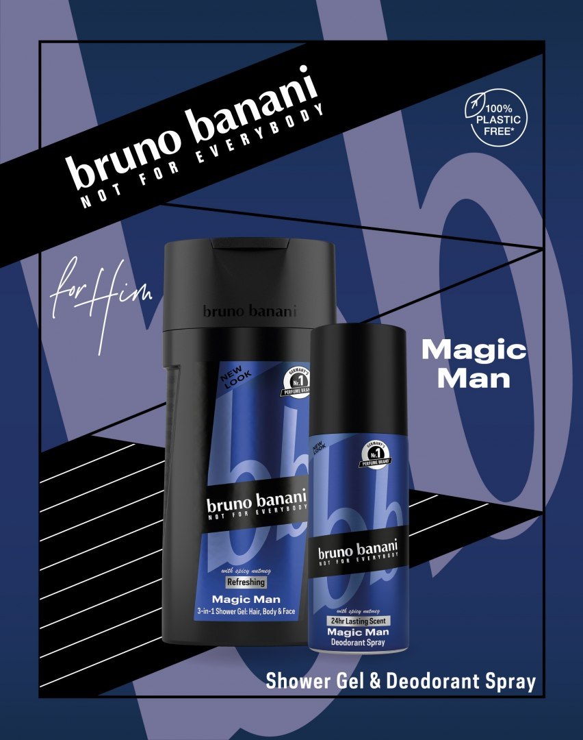 Bruno Banani Magic Man - deodorant ve spreji 150 ml + sprchový gel 250 ml