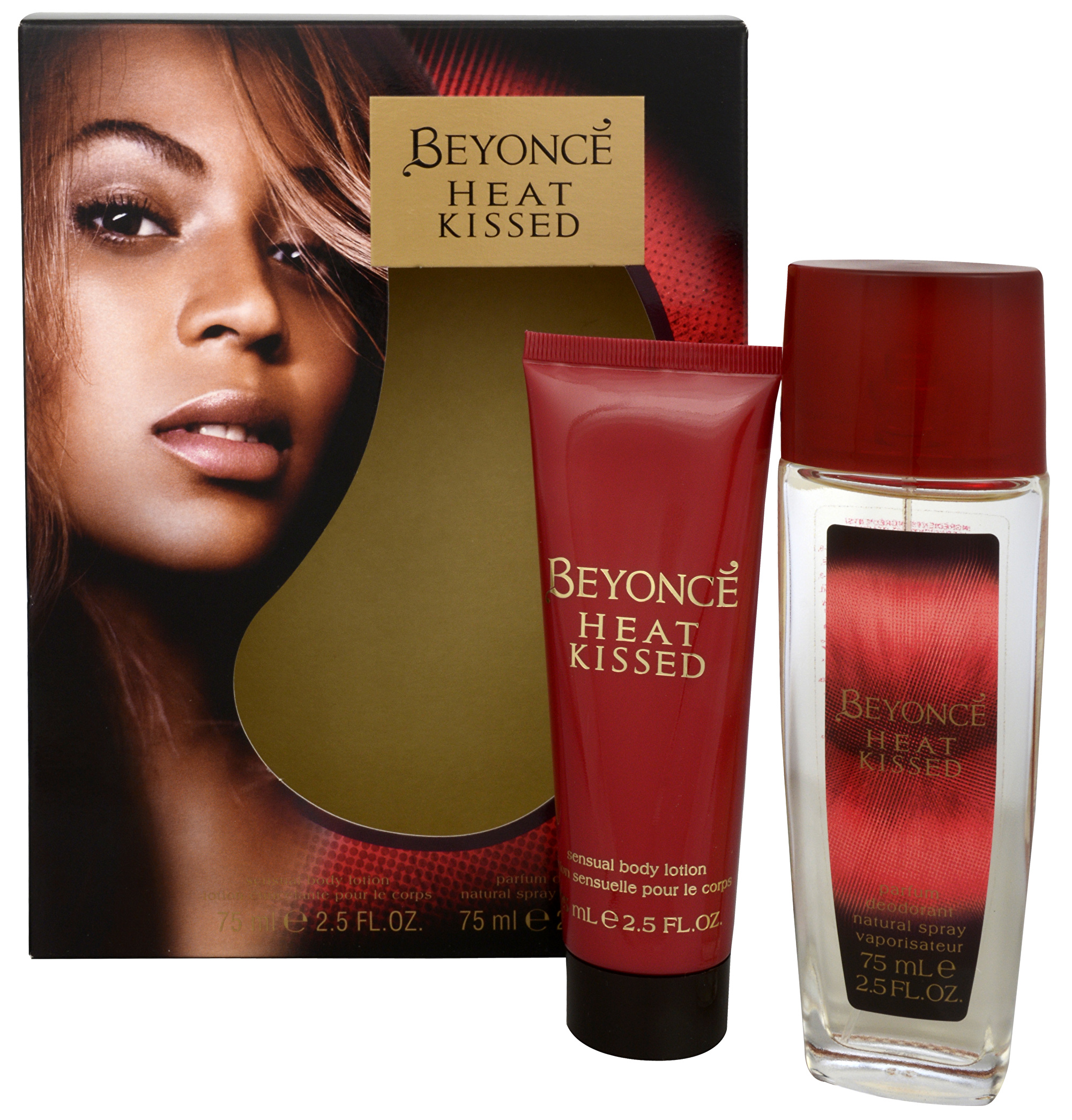 Beyoncé Heat Kissed - deodorant s rozprašovačem 75 ml + tělové mléko 75 ml
