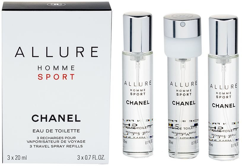 Levně Chanel Allure Homme Sport - EDT náplň (3 x 20 ml) 60 ml