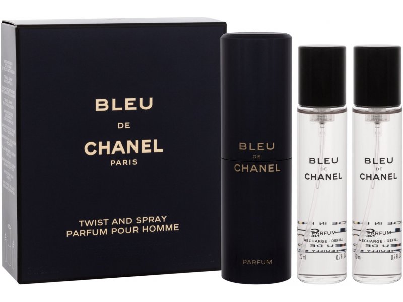 Levně Chanel Bleu De Chanel Parfum - parfém 3 x 20 ml