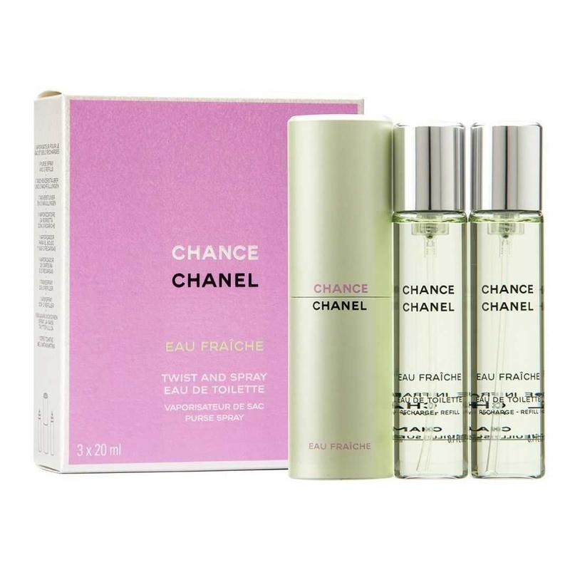 Levně Chanel Chance Eau Fraiche - EDT (3 x 20 ml) 60 ml