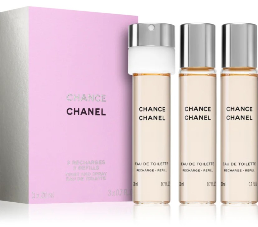 Chanel Chance - EDT - náplň (3 x 20 ml) 60 ml