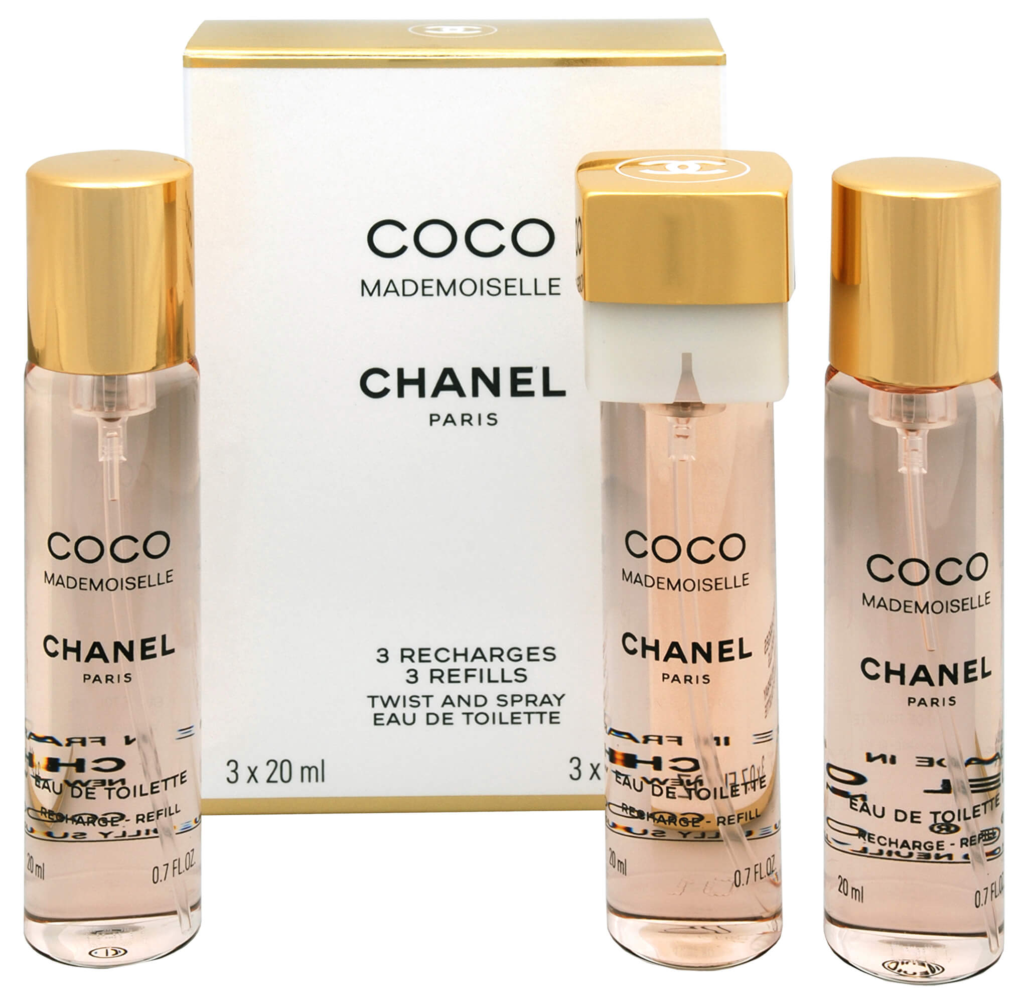 Chanel Coco Mademoiselle - EDT náplň (3 x 20 ml) 60 ml + 2 mesiace na vrátenie tovaru