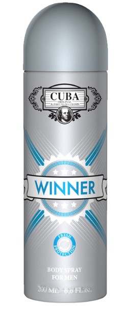 Cuba Winner For Men - deodorant ve spreji 200 ml